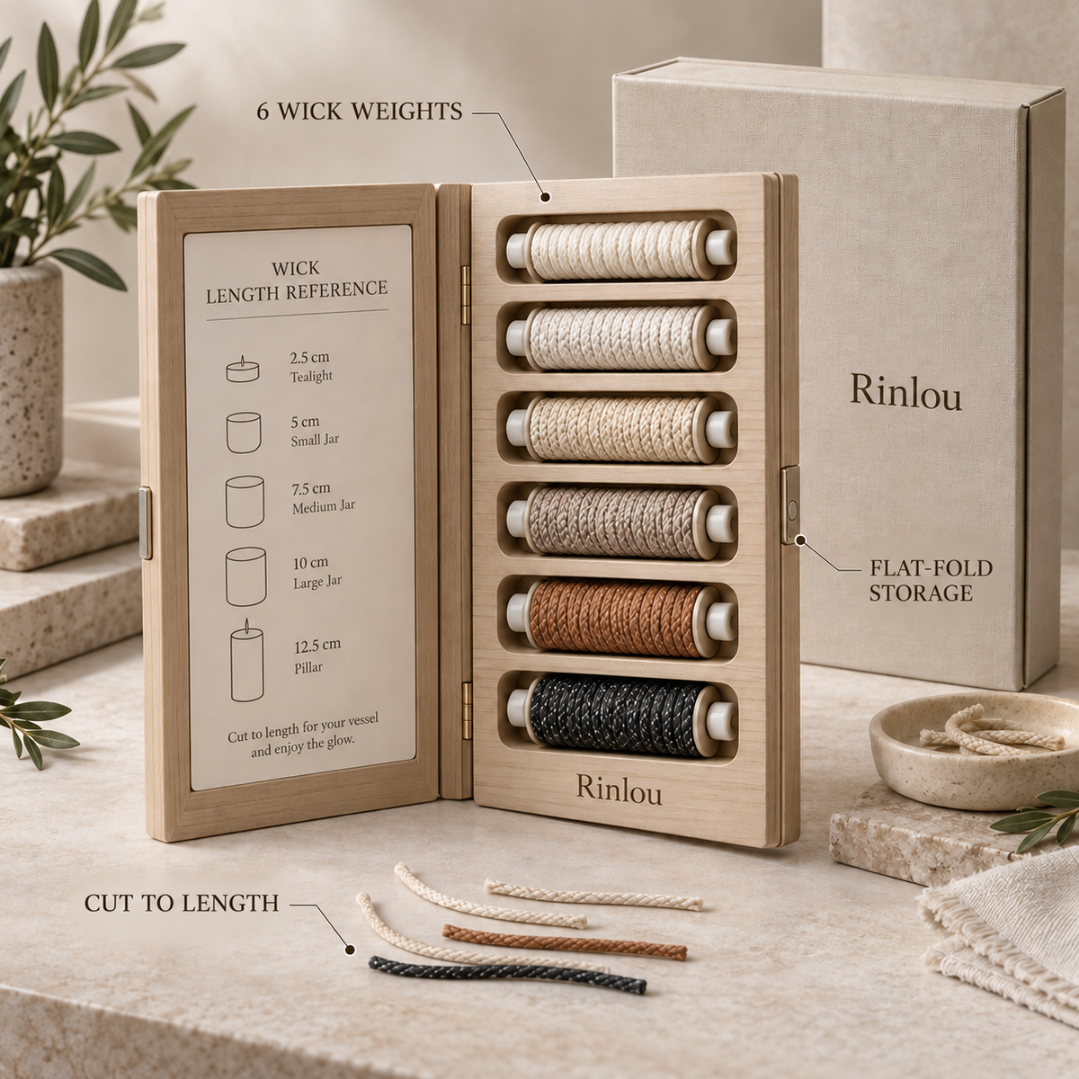 Rinlou™ Cotton Wick Library Board