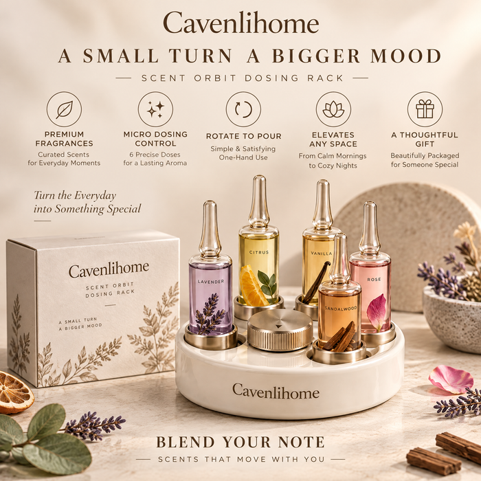 Cavenlihome™ Scent Orbit Fragrance Dosing Rack