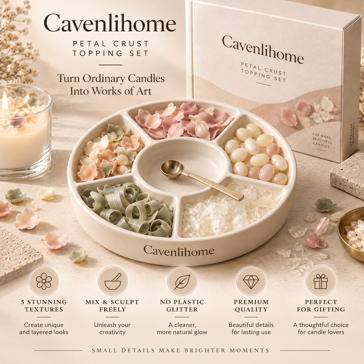 Wax, Color and Decorative Materials
