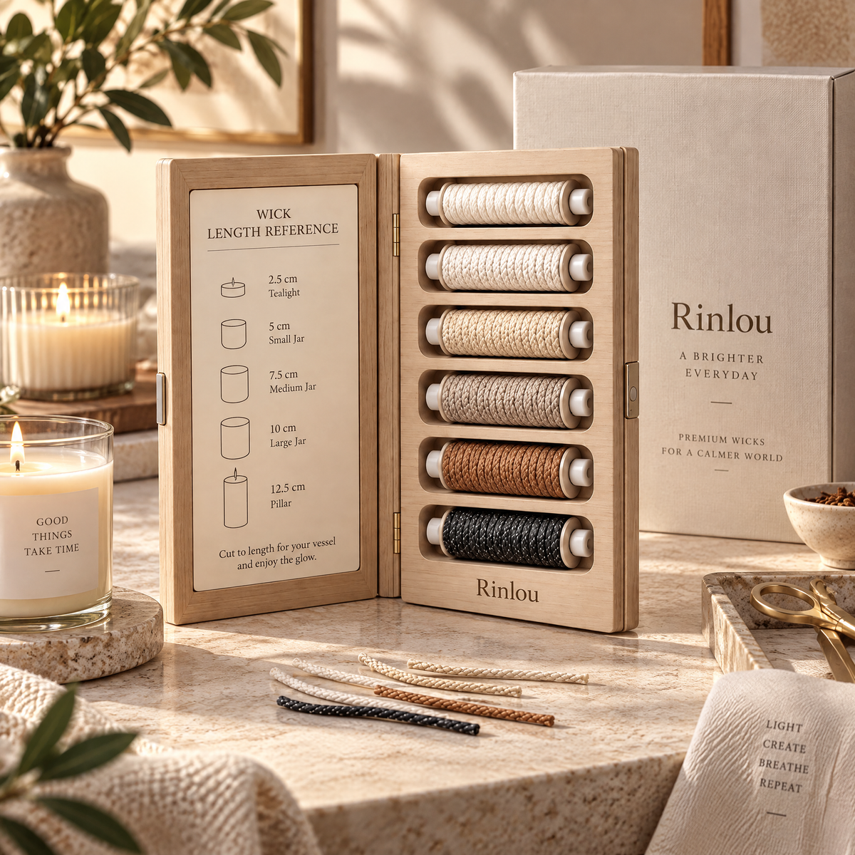 Rinlou™ Cotton Wick Library Board